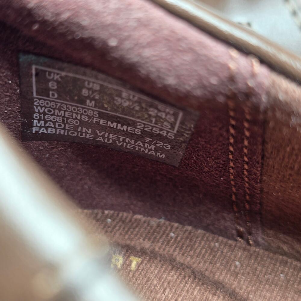 Clarks Ashland Lily Dark Tan Womens Loafers LN Condition Brown Size 8.5 Comfort - Picture 7 of 7